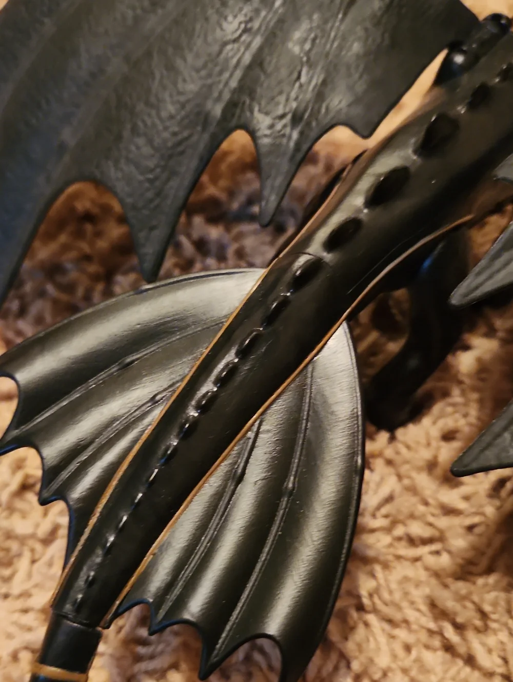 Toothless How To Train Your Dragon Black and Brown Dragon Figure Toy